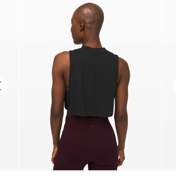 # 47-LULULEMON-All Yours Boyfriend Crop Tank - Picture 2 of 4